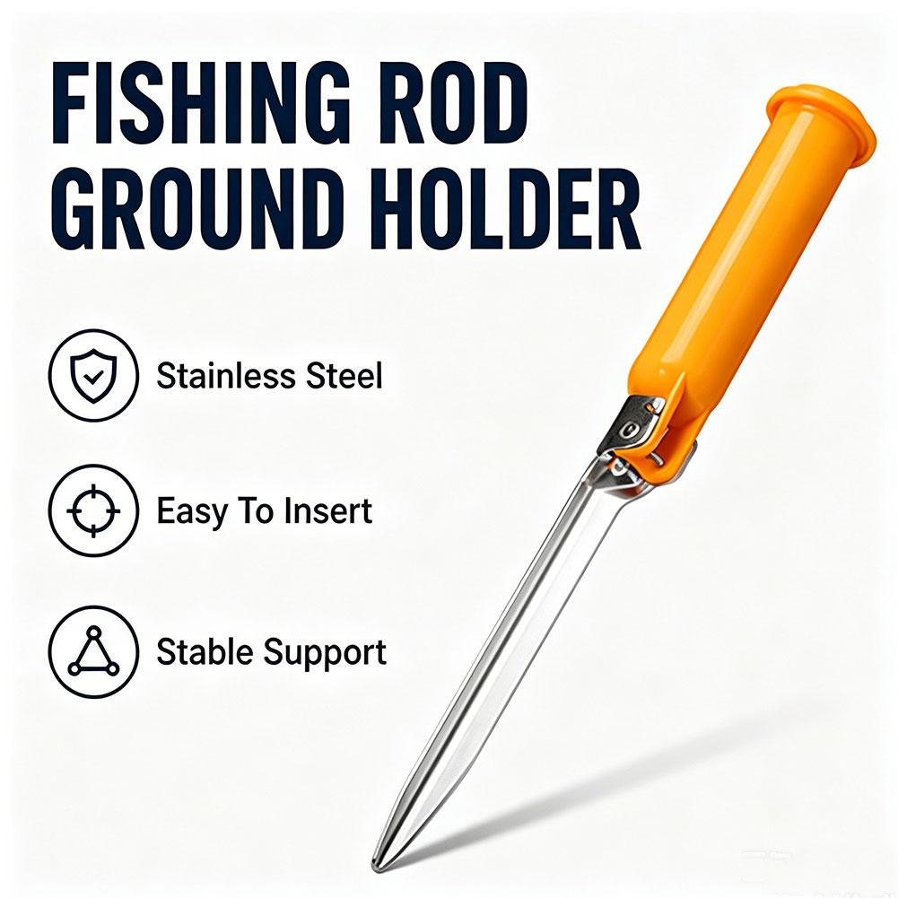 Fishing Rod Surf - Support de canne à pêche pliable