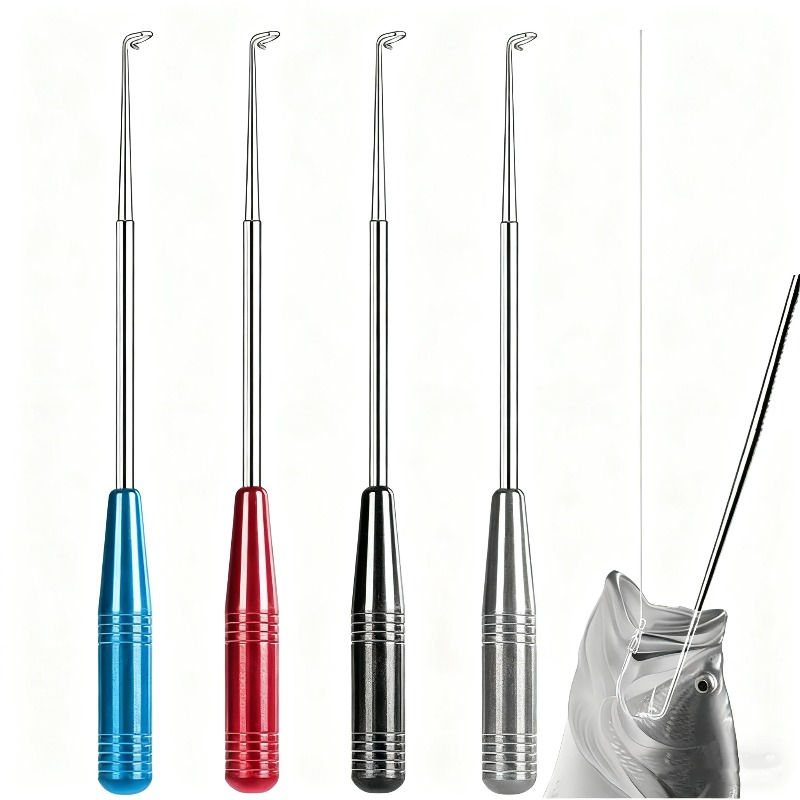 Fishing Rod Building Kit - Extracteur de hameçons en acier inoxydable,