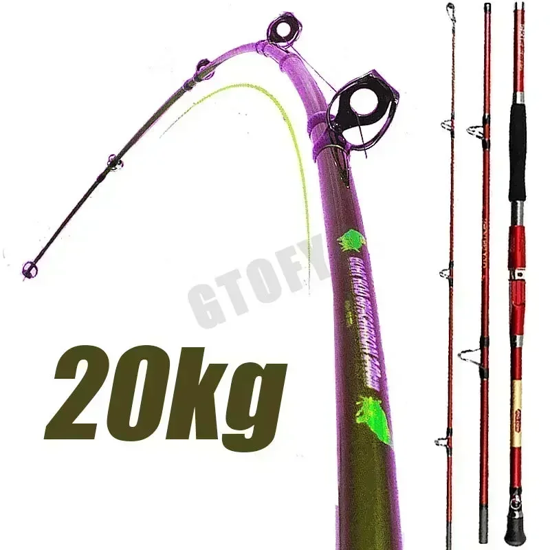 Fishing Rod Surf - 1.8M 2.1M 2.4M Portable 3 pièces