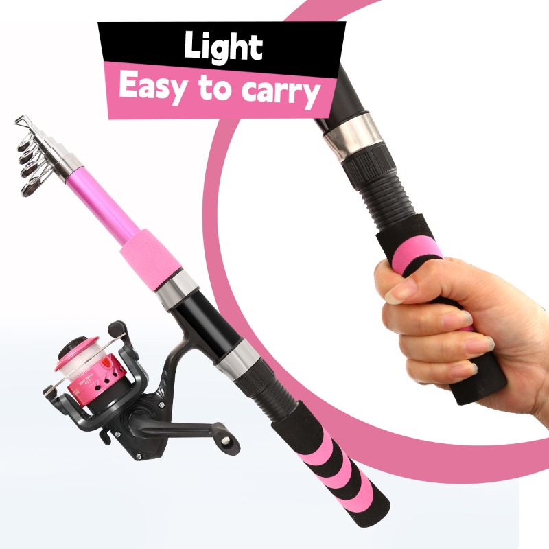 Fishing Rod Spinning - Ensemble combiné de canne à pêche