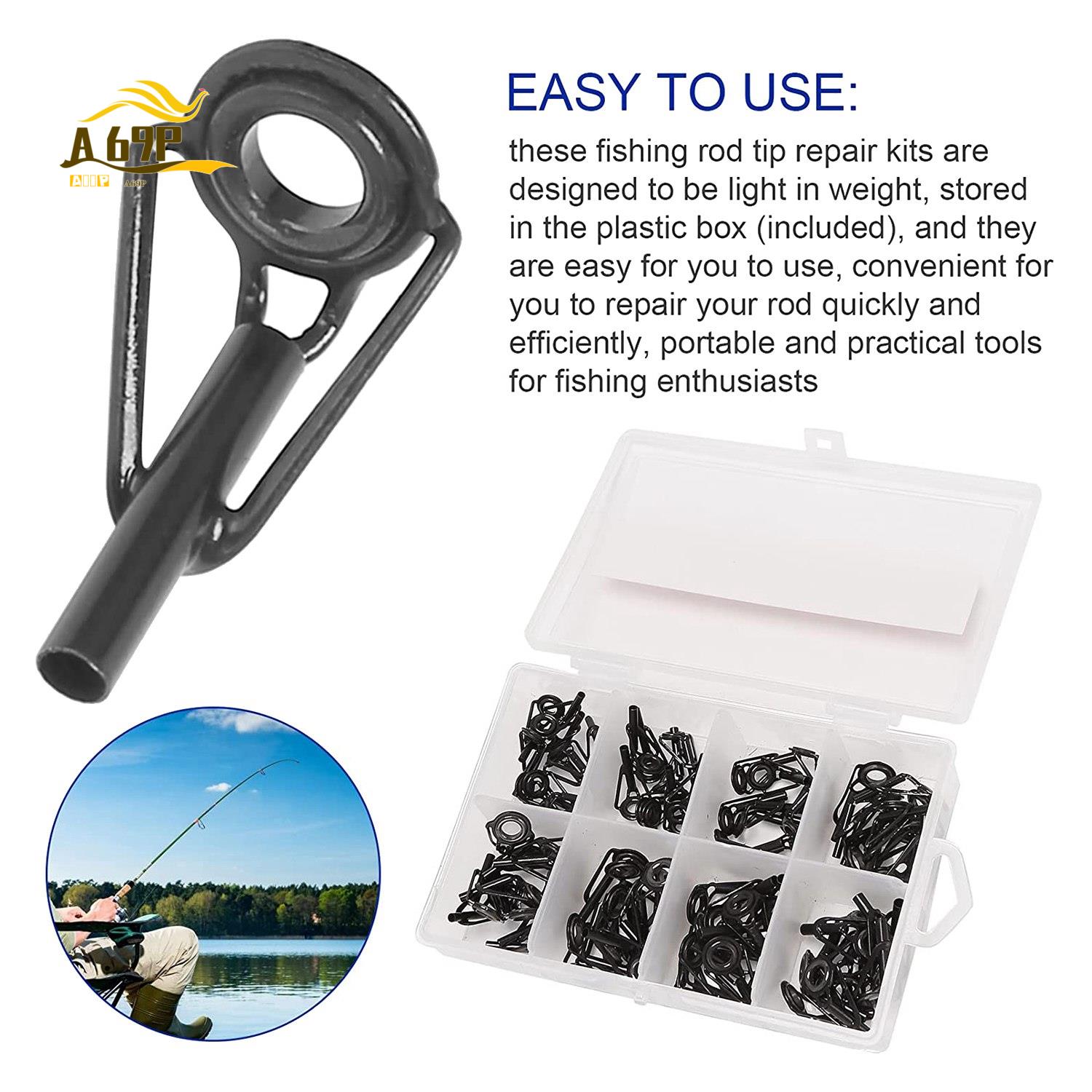 Fishing Rod Tip Replacement - Kit de réparation de pointe de
