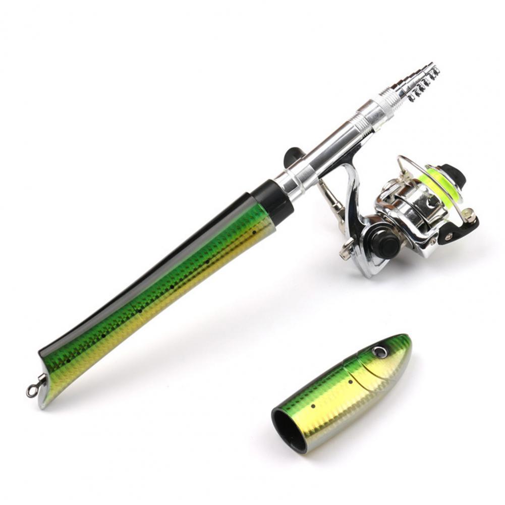 Fishing Rod Spinning - Canne à pêche télescopique Portable Mini