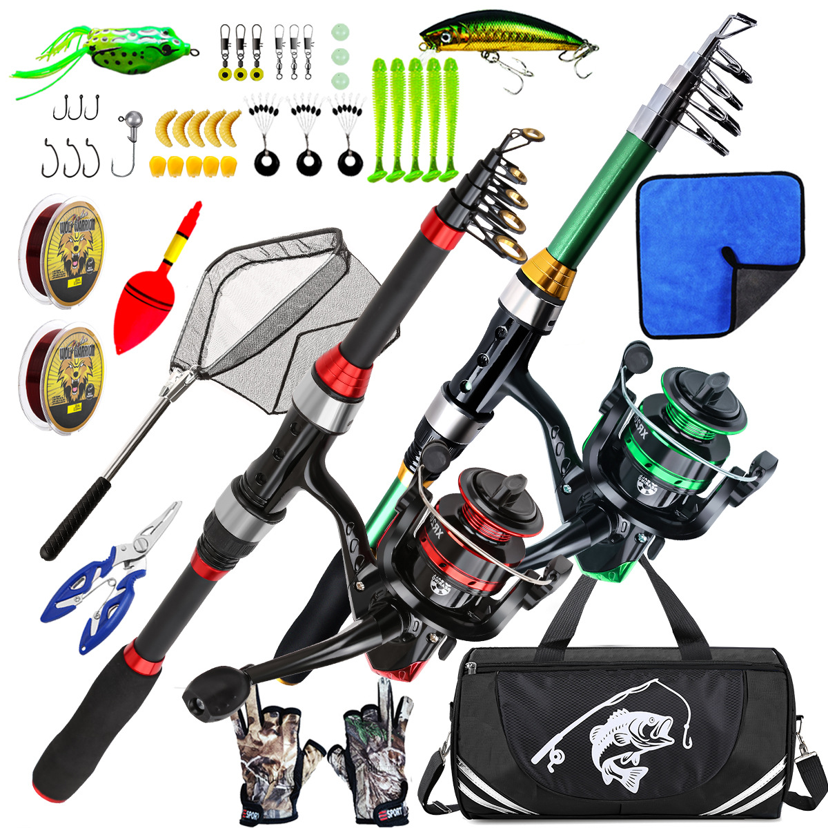 Canne à pêche télescopique dou - Fishing Rod Telescopic avis et prix