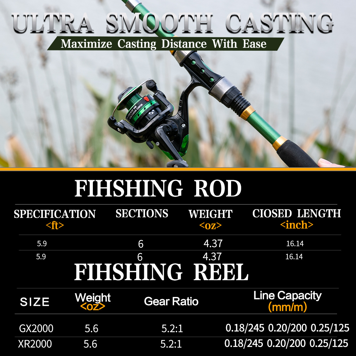 Canne à pêche télescopique dou - Fishing Rod Telescopic avis et prix