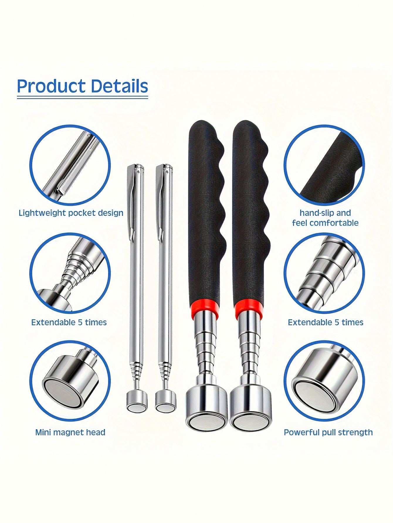 Outil de ramassage magnétique  - Fishing Rod Telescopic avis et prix