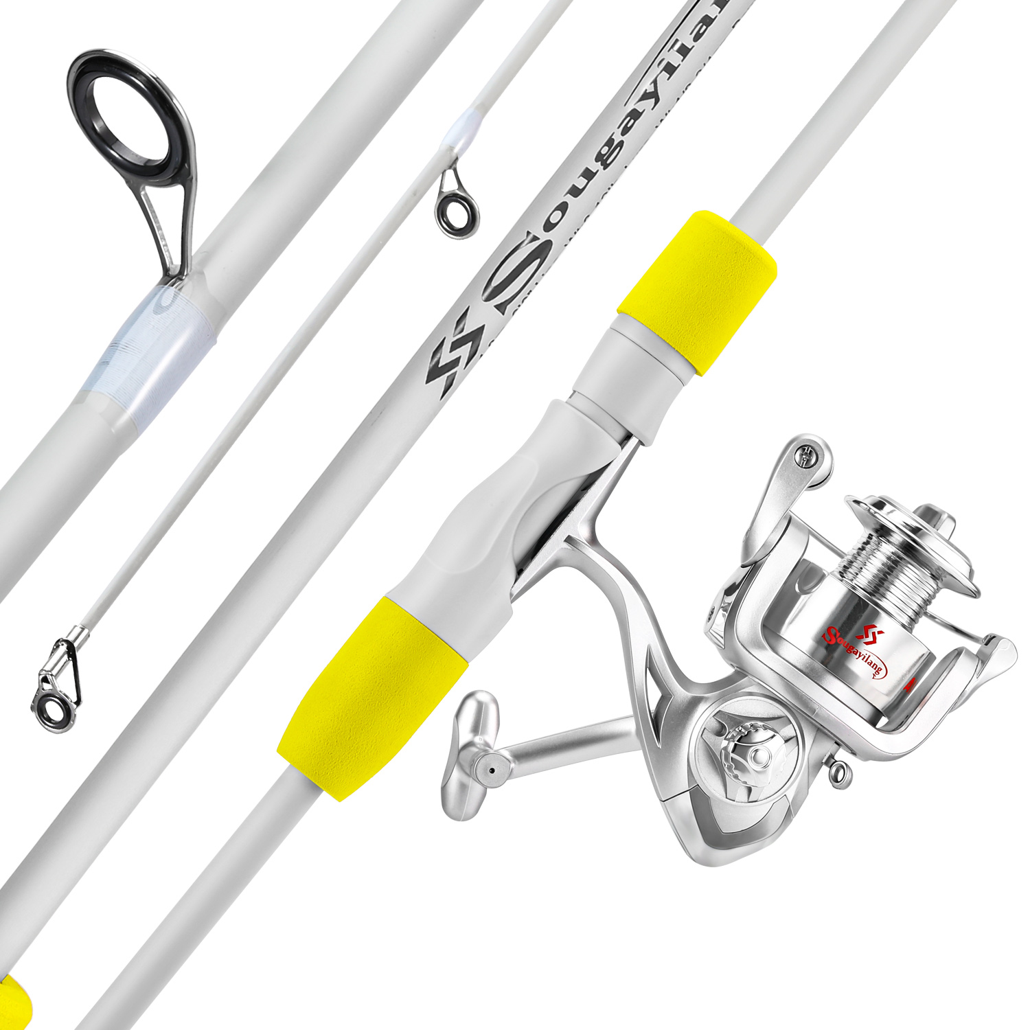 Sougayilang 2 sections canne à - Fishing Rod Spinning avis et prix